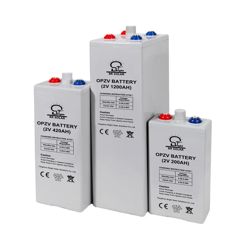 BR SOLAR China 2V 1000ah tubular OPzV battery solar system opzv battery solar battery