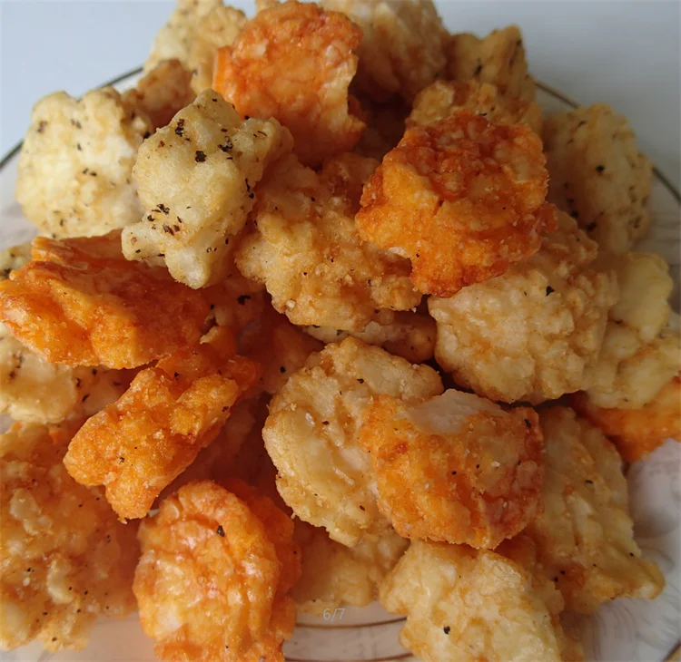 Chinese healthy snack puffed grain snacks mixed salty rice crackers