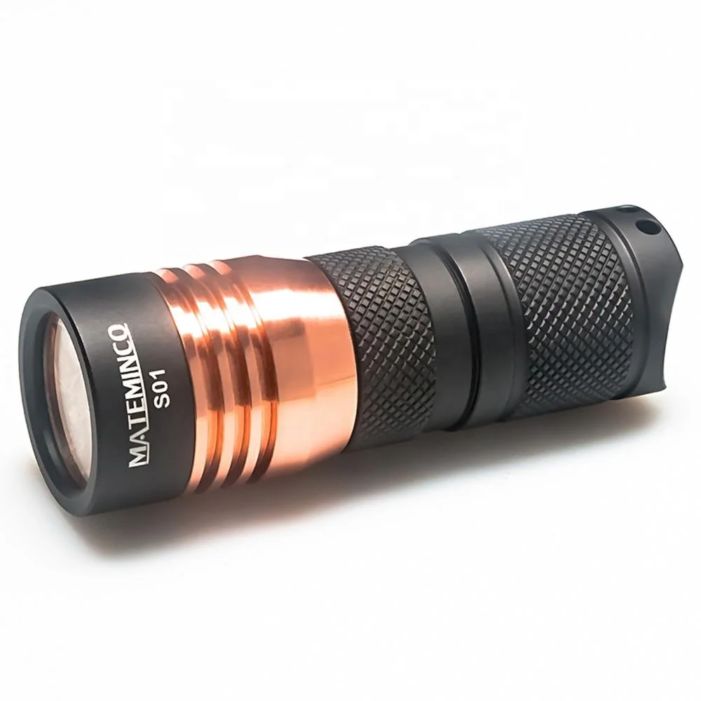 Mateminco S01 Китай наружный мини EDC CREE тактический светодиодный фонарик для самообороны оптом