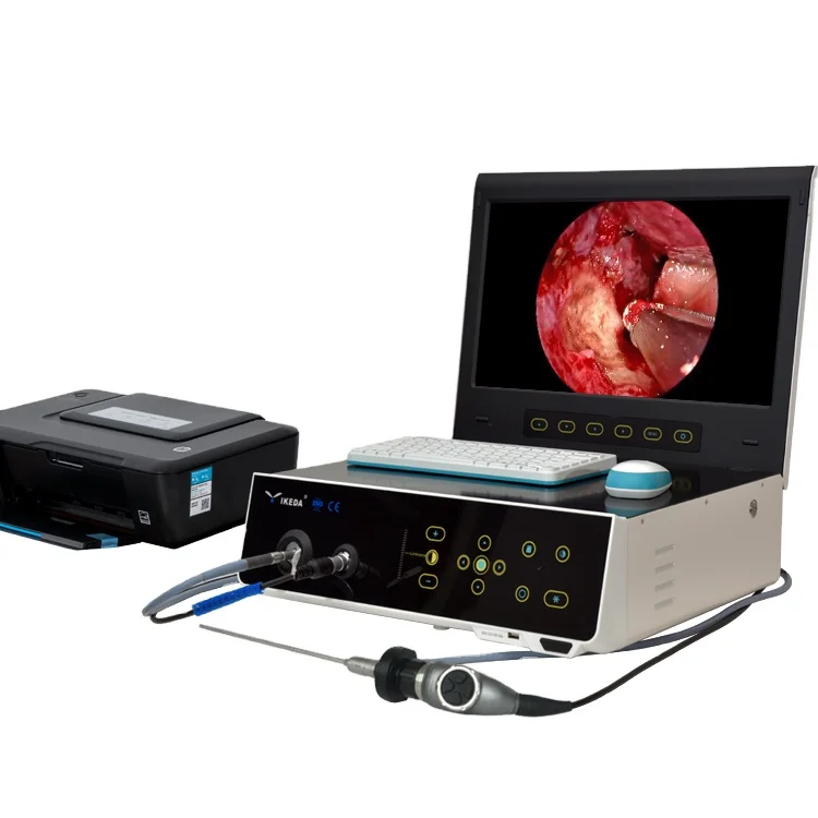 IKEDA Full HD Portable Laparoscopy Endoscope Camera system Integrated With Workstation
