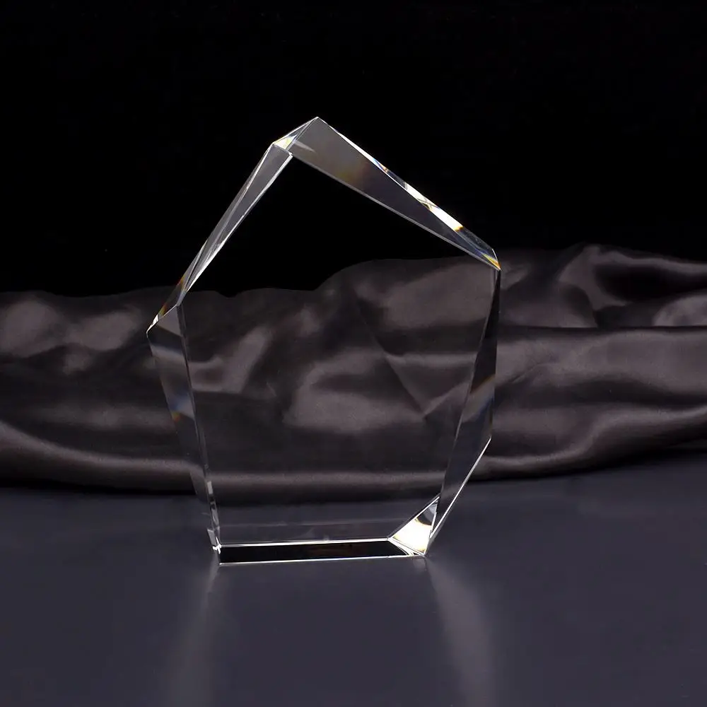 Honor Of Crystal High quality k9 crystal block and glass cube for 3d laser crystal engraving