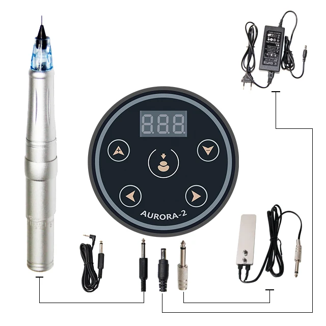 hot sale Wireless Rotary Tattoo Pen Machine Beauty Makeup Rechargeable Digital Tattoo Machine wireless tattoo machine