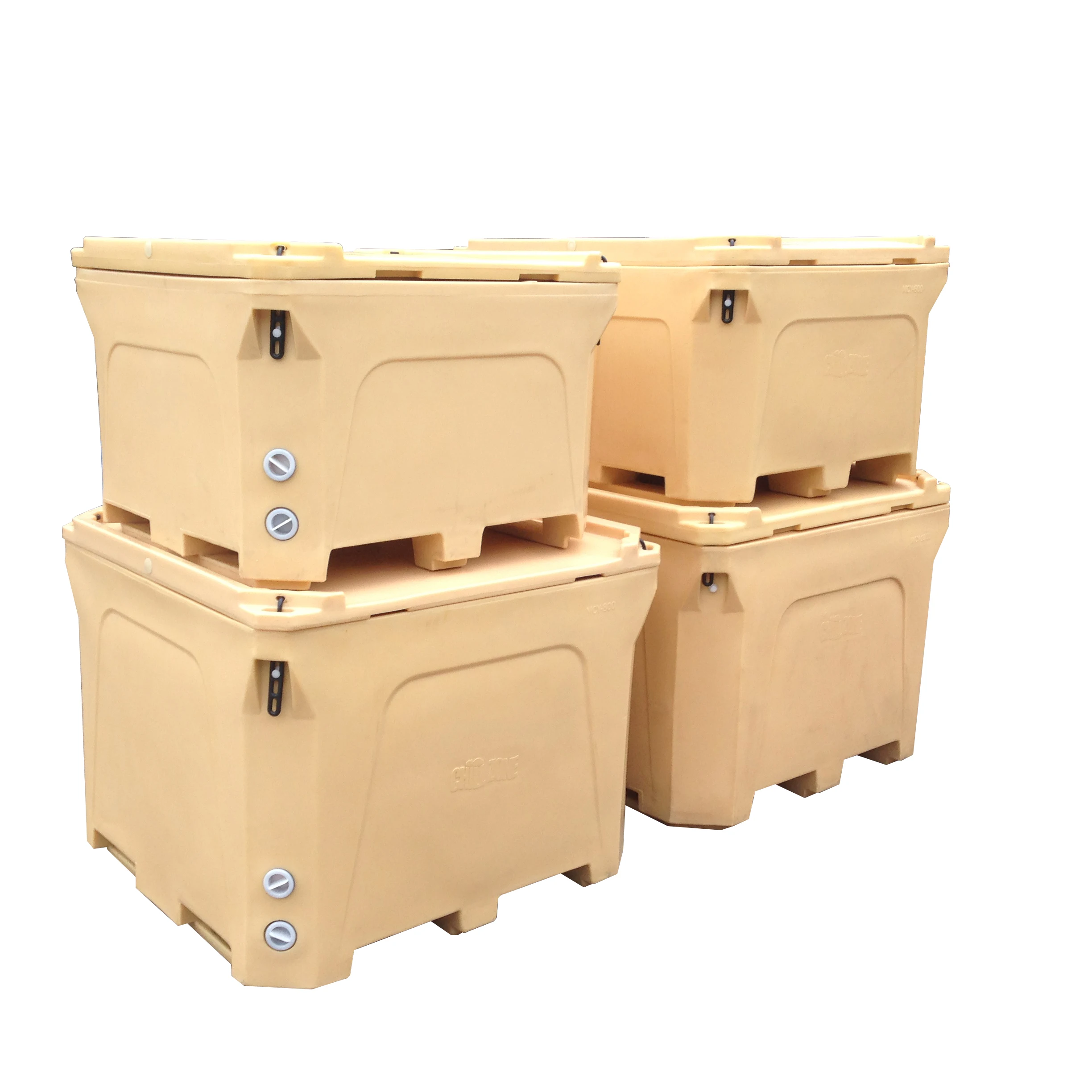 Shrimp insulated ice box fish