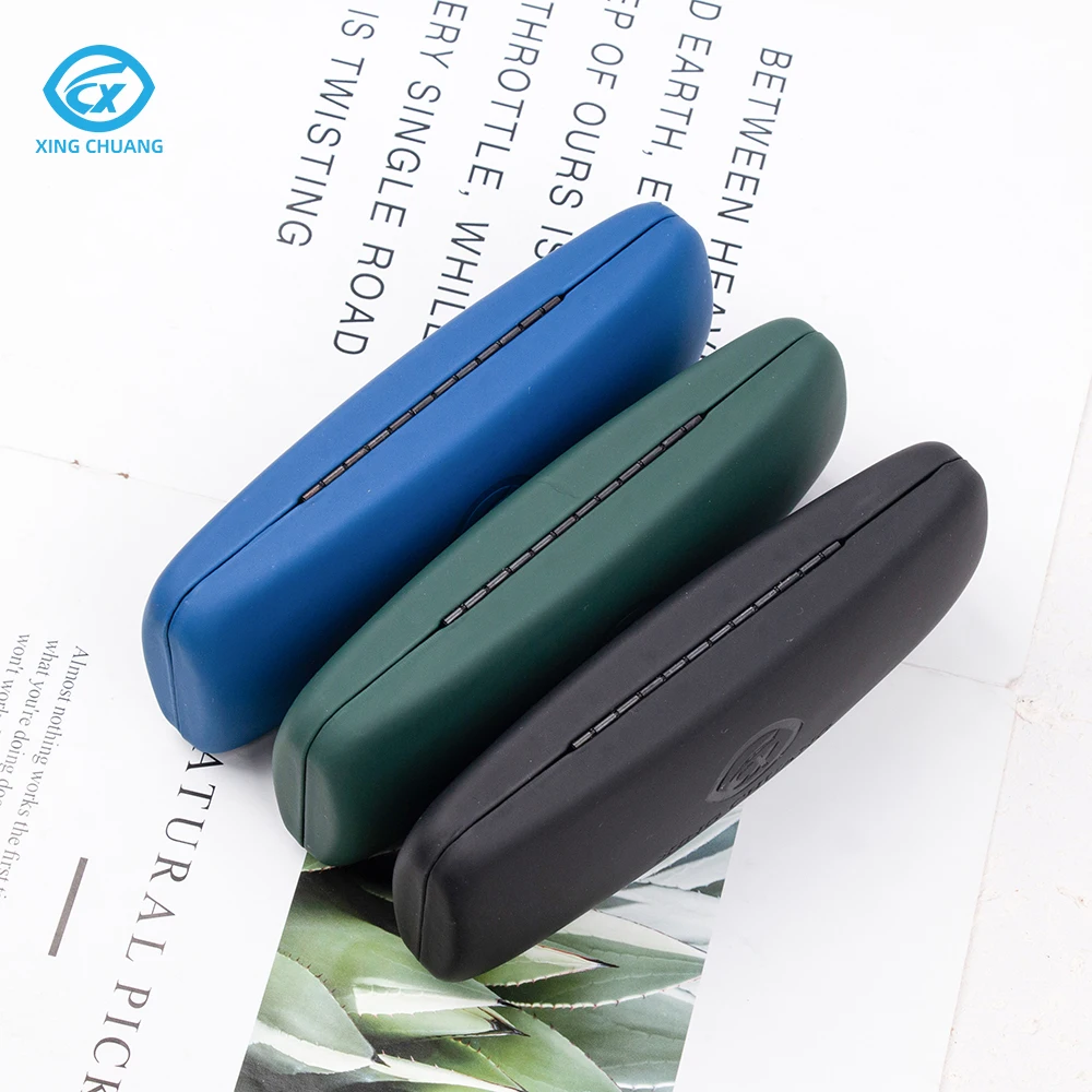 Wholesale High Quality Portable Metal Box sunglasses case custom logo eyewear case spectacle case