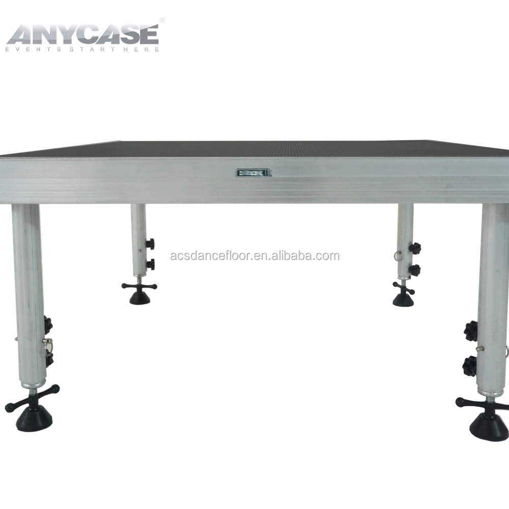 ACS Concert Stage Podium Aluminum Truss Stage Platform With Adjustable Aluminum Stage Legs