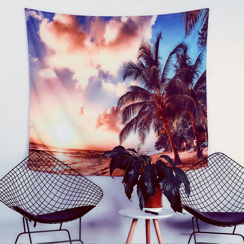 Custom Printing Hanging Blankets Wall Hanging Tapestries Bulk 2022 Popular Home Decoration Polyester Traditional * Rectangular