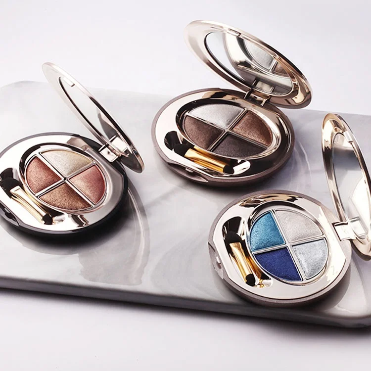 Empty air cushion foundation compact case cream blush container empty mirrored round empty compact case matte