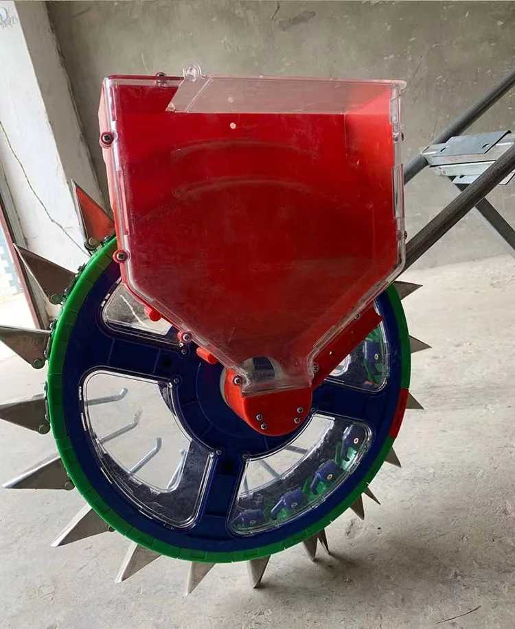Agricultural 20 Mouths Seed Planter Manual Maize Seeder Hand Push Single Row Corn Seeder