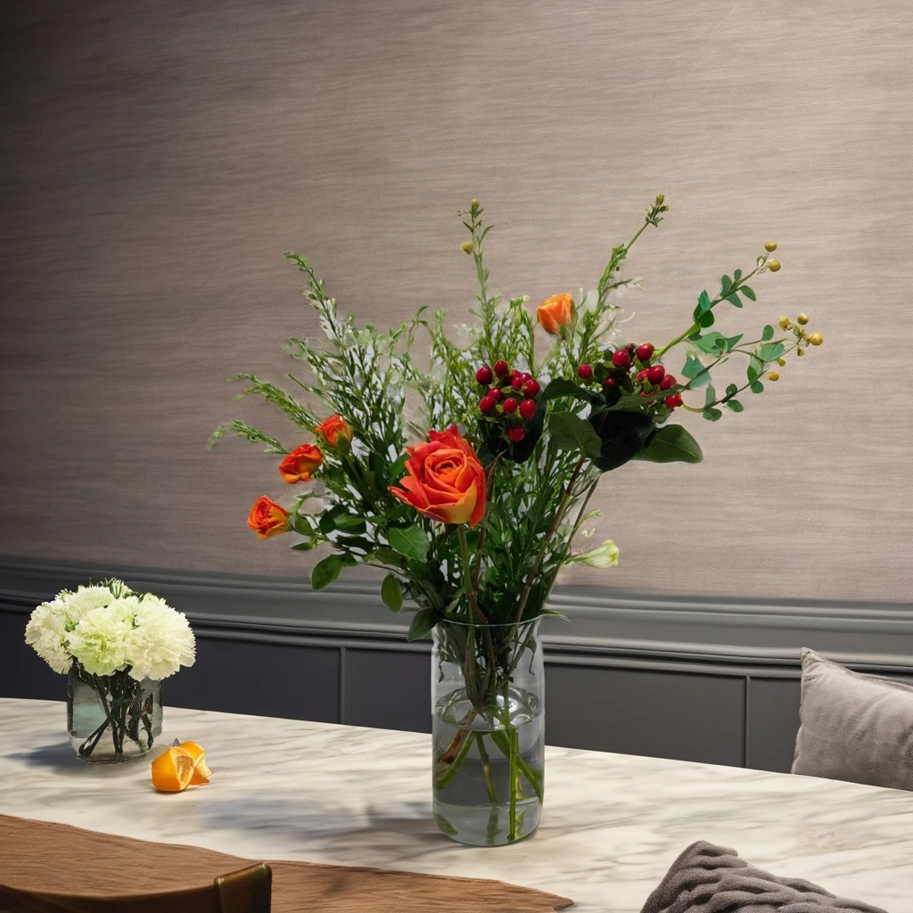 Home Daily UseTabletop Display Flower Bud Glass Vase For Promotion Gift