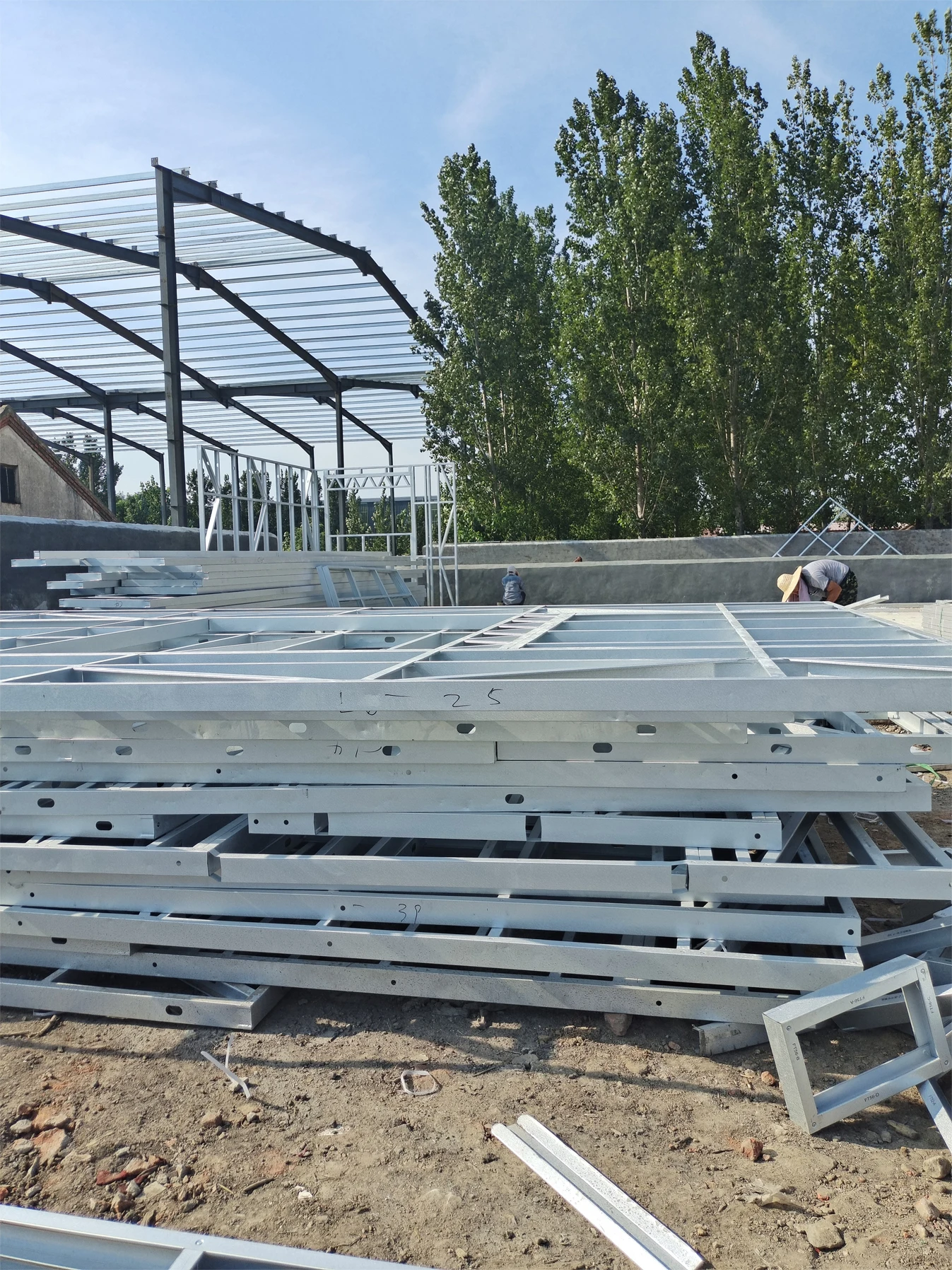 Modern luxury light steel structure villa residential