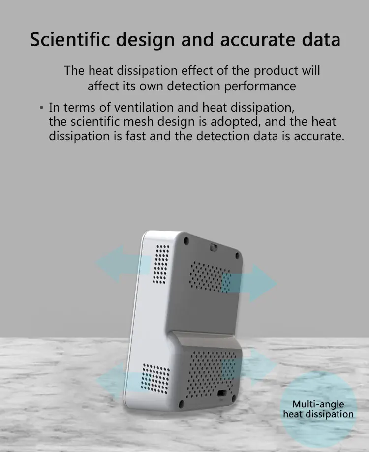 The Latest Multi-functional Air Quality Detector Test CO2 HCHO TVOC TEMP HUMI Air Quality Analyzer
