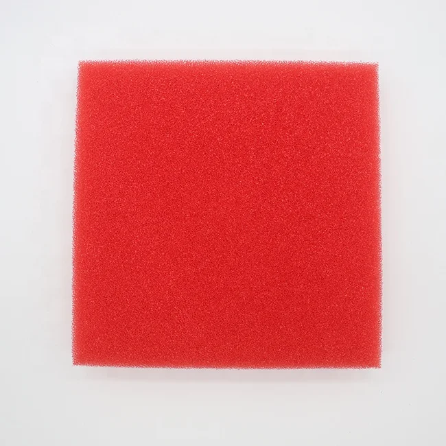 Amazon Hot-selling Bule Color 100X100cm 20/30/45ppi Fish Pond Foam Polyurethane Filter Sponge Set for Aquarium