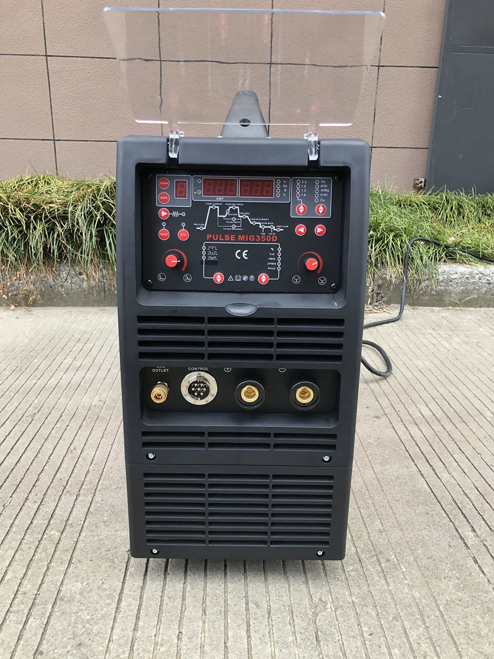 Industrial Digital Heavy Duty Double Pulse Mig Welder Aluminum Pulse MIG 350A Pulse MIG MMA Welding Machine With LED Display