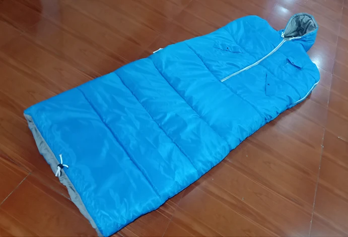 Портативный 4 сезон носки прогулочная спальные мешки с молнией отверстия для рук и ног