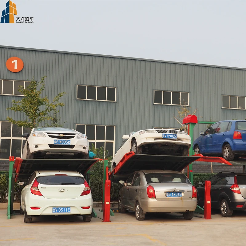 Горячая продажа Китай Dayang CE качество два поста двухслойная Автоматическая логистическая система парковки Автомобиля экономия
