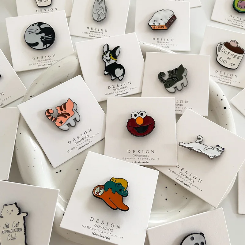 Free Logo Design Metal Pin Badge Manufacturing Promotion Animation High Quality Soft Brooch Enamel Lapel Pin