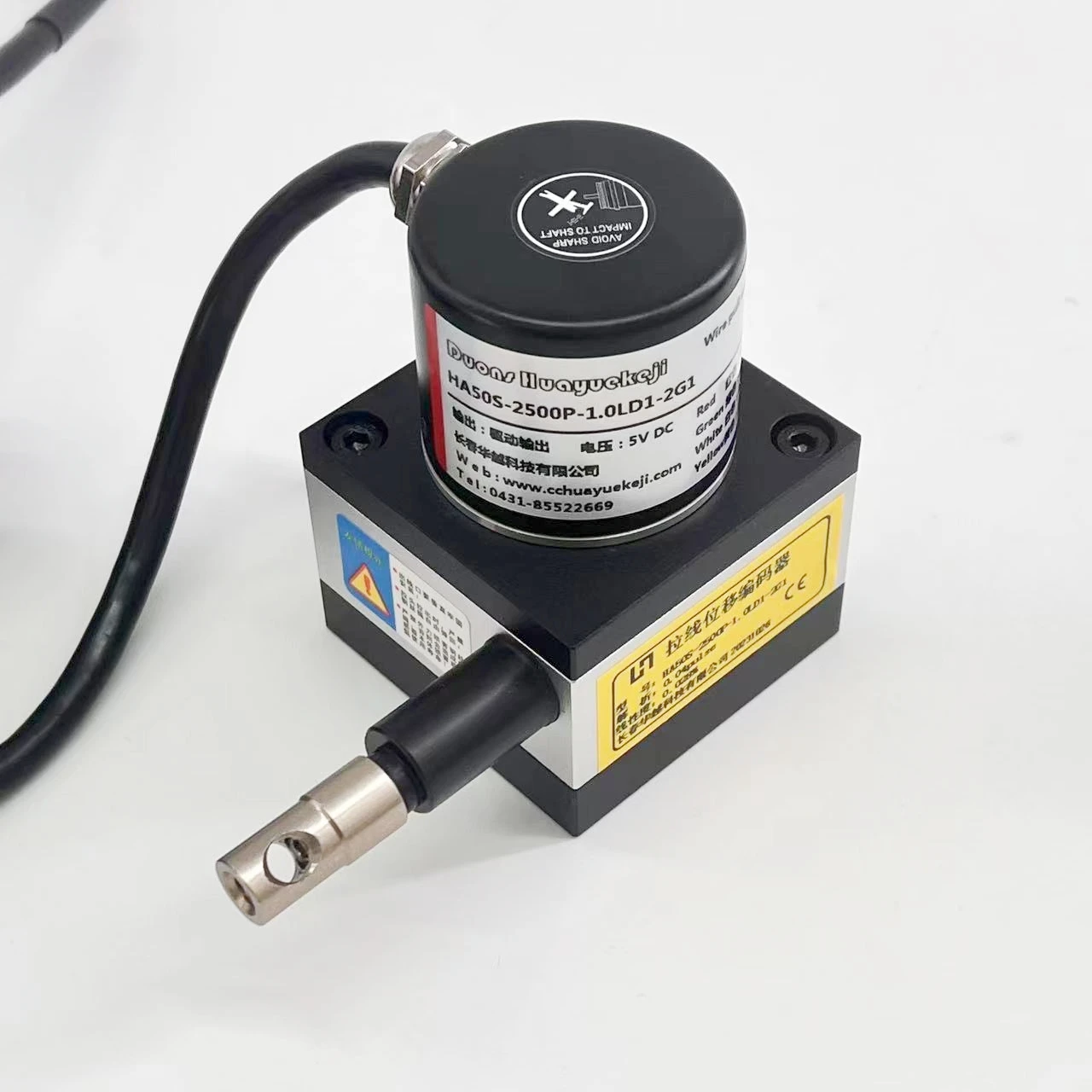 High Precision  485 Output 1000mm Length Sensor Wire Pull Encoder With Display Rope Absolute Encoder