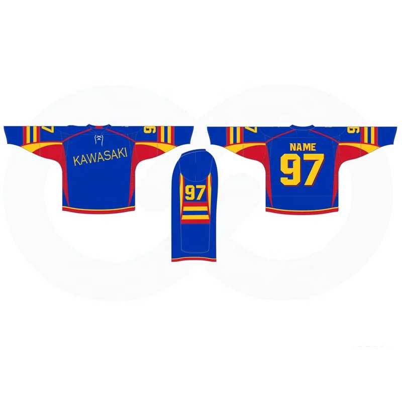 Christmas Customized Design Sublimation Print red wings jersey Hockey Jerseys for your Family