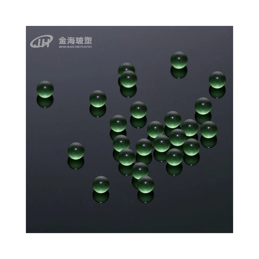 
Hot Sale Soda Lima Glass Transparent and Green Glass Sphere Crystal Ball 