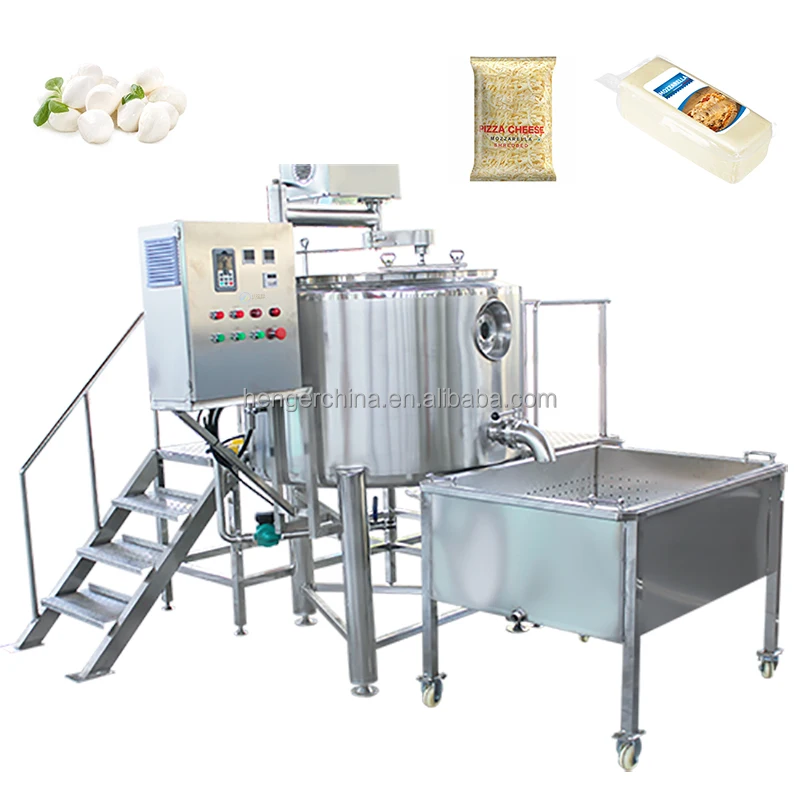 UHT yogurt goat milk butter ghee processing churning pasteurizer sterilizing storage cooler press ferment mozzarella cheeses vat