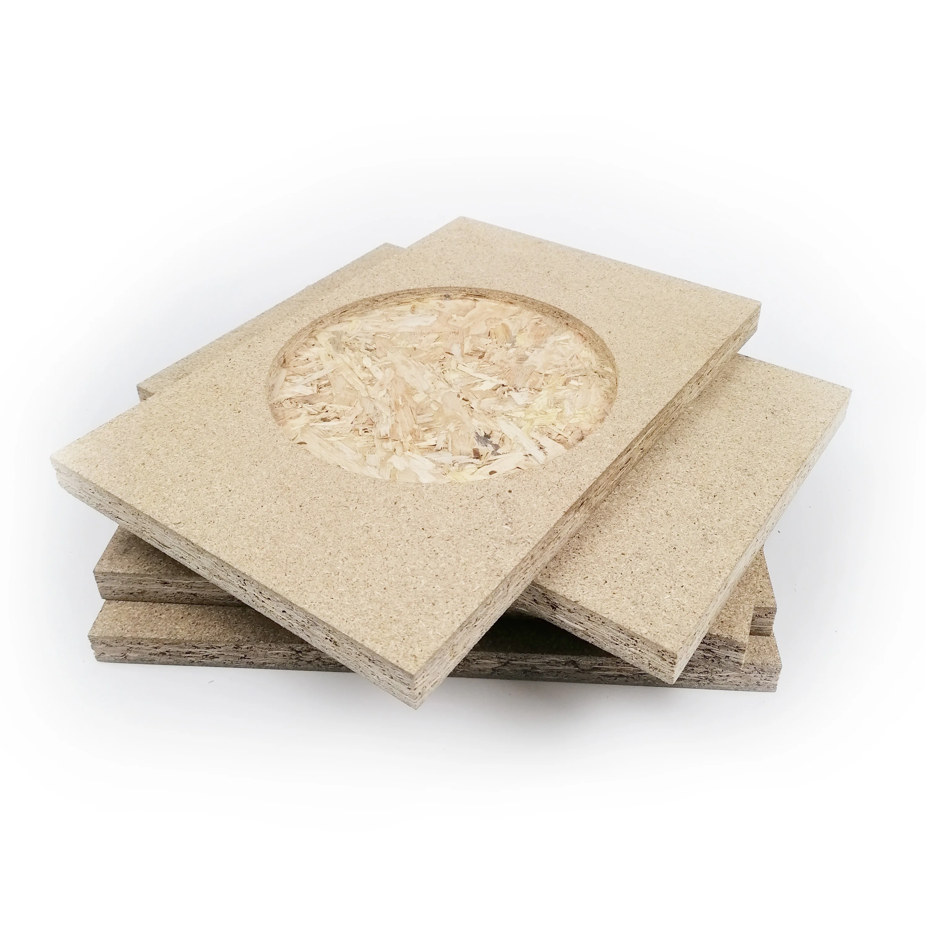 China Melamine Wood Grain Veneered Particleboard China High Quality Chipboard Laminated Particleboard