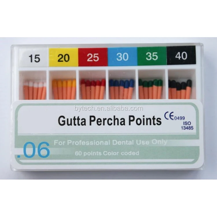 High quality practical hygienic flexible 0.06 taper dental absorbent paper points