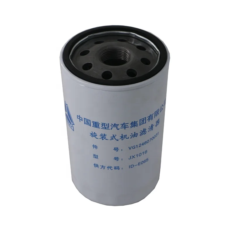 
Hot sale Sinotruk Howo VG1246070031 Oil Filter 