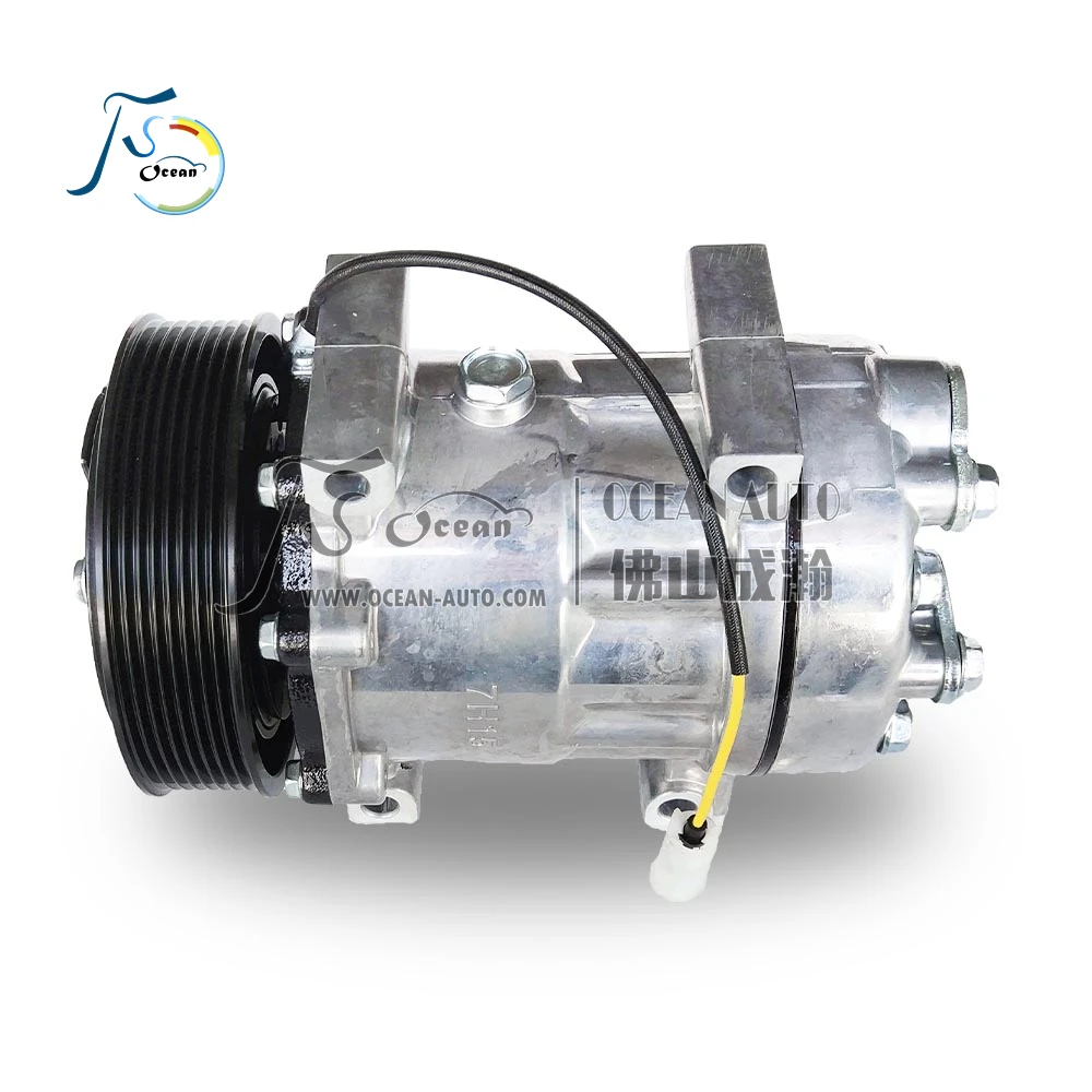 7H15 24V AC Compressor For Volvo Construction Various Models Truck Volvo FH12 FM12 Air Compressor CO0193