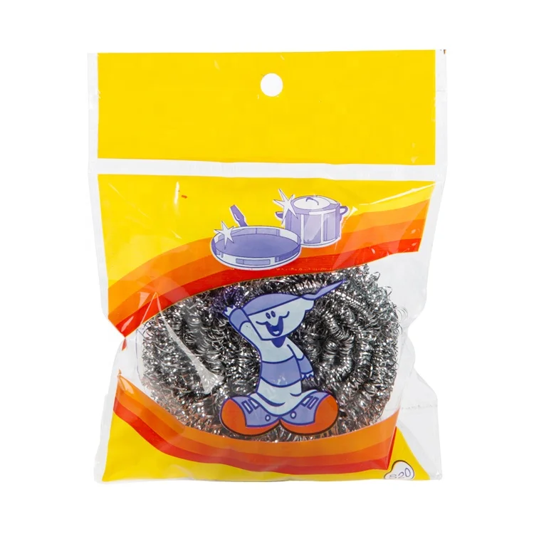 
OEM&ODM production factory price kitchen dishwashing steel scourer ballgalvaized mesh balle scourer 