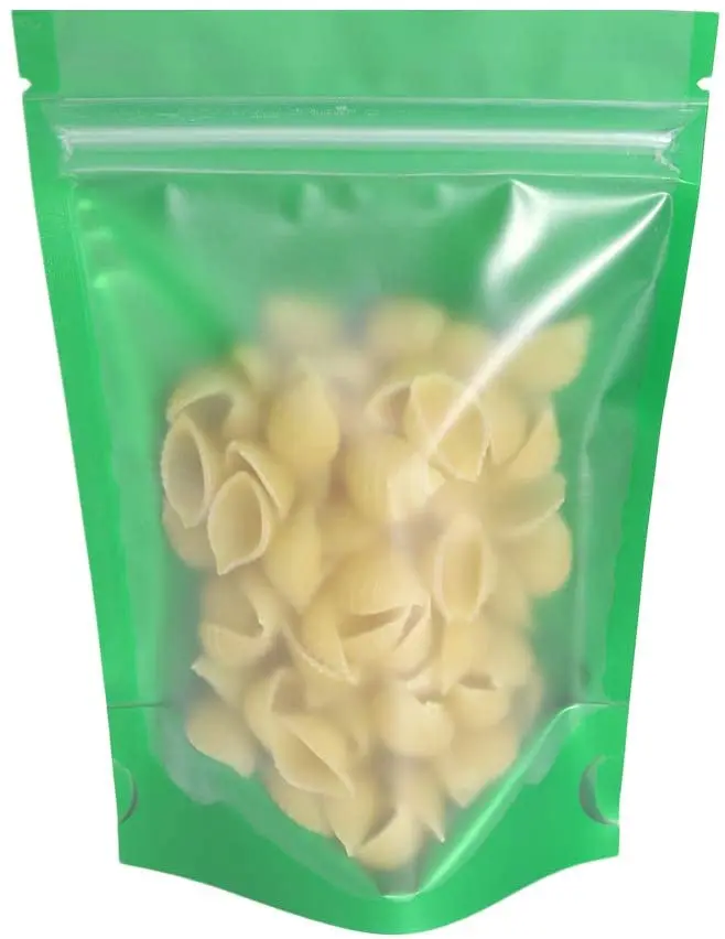 Зеленая еда чай без упаковки половина матовый полуглянцевый оконный стоячий мешочек на молнии с застежкой-молнией ламинированный пластиковый пакет