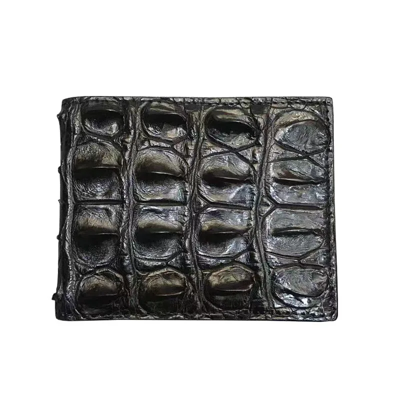 Rco01 Men Exotic Crocodile Leather Custom Purse Manufacturer Wallet Card Holder Designer Luxury Bifold Alligator Skin Wallet