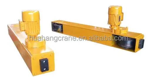 5T European Single girder overhead crane end beam European end carriage motor inside quality crane spare parts smooth running