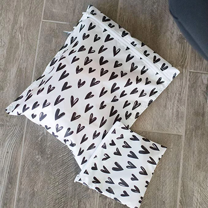 Waterproof Washable Reusable Cloth Wet Bag For Travel