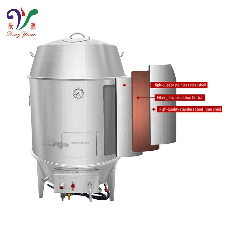 Factory Price Roasting Gas Oven Chicken Rotisserie Machine Duck Roaster