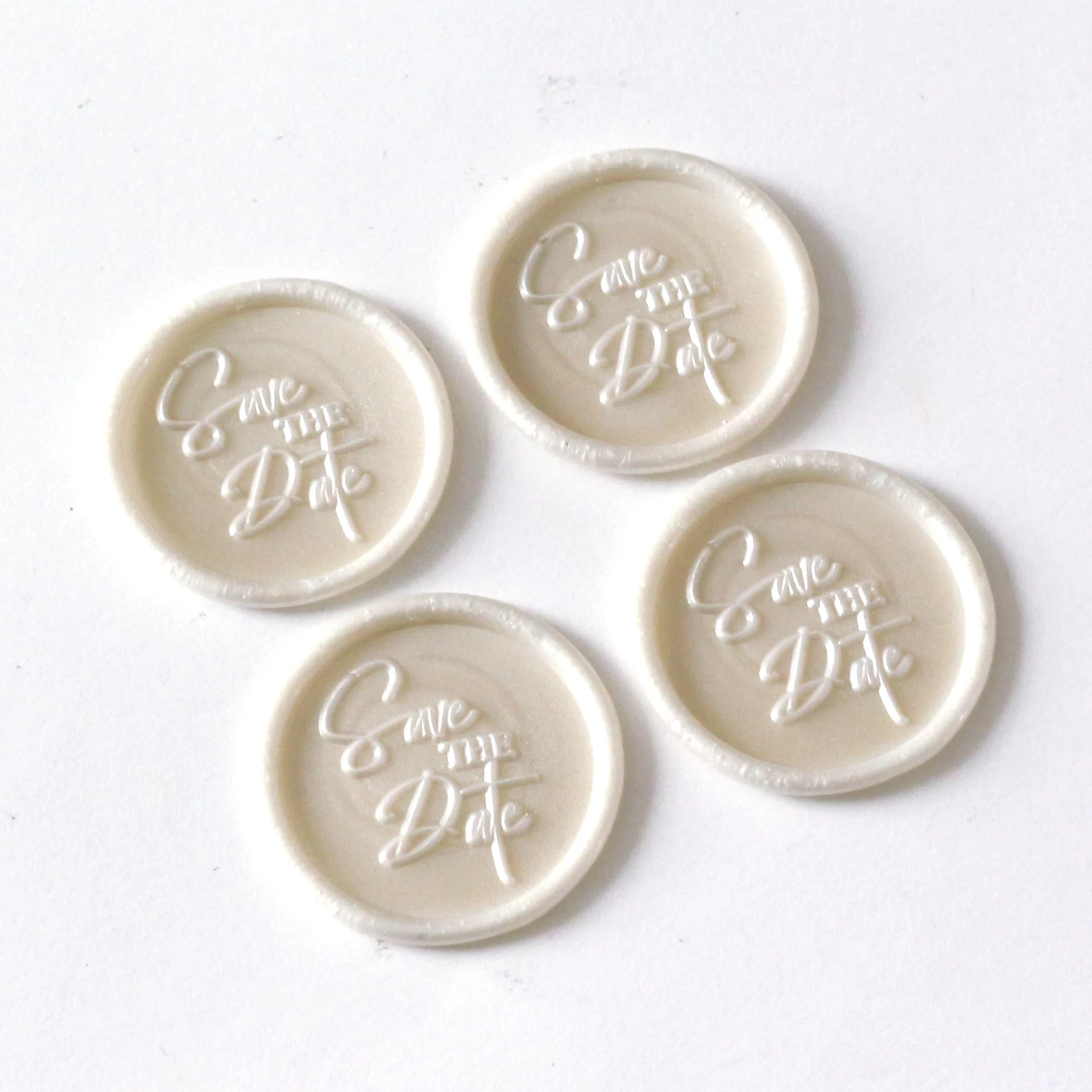 Factory Supply Custom White And Copper Gold Color Wax Seal With Logo