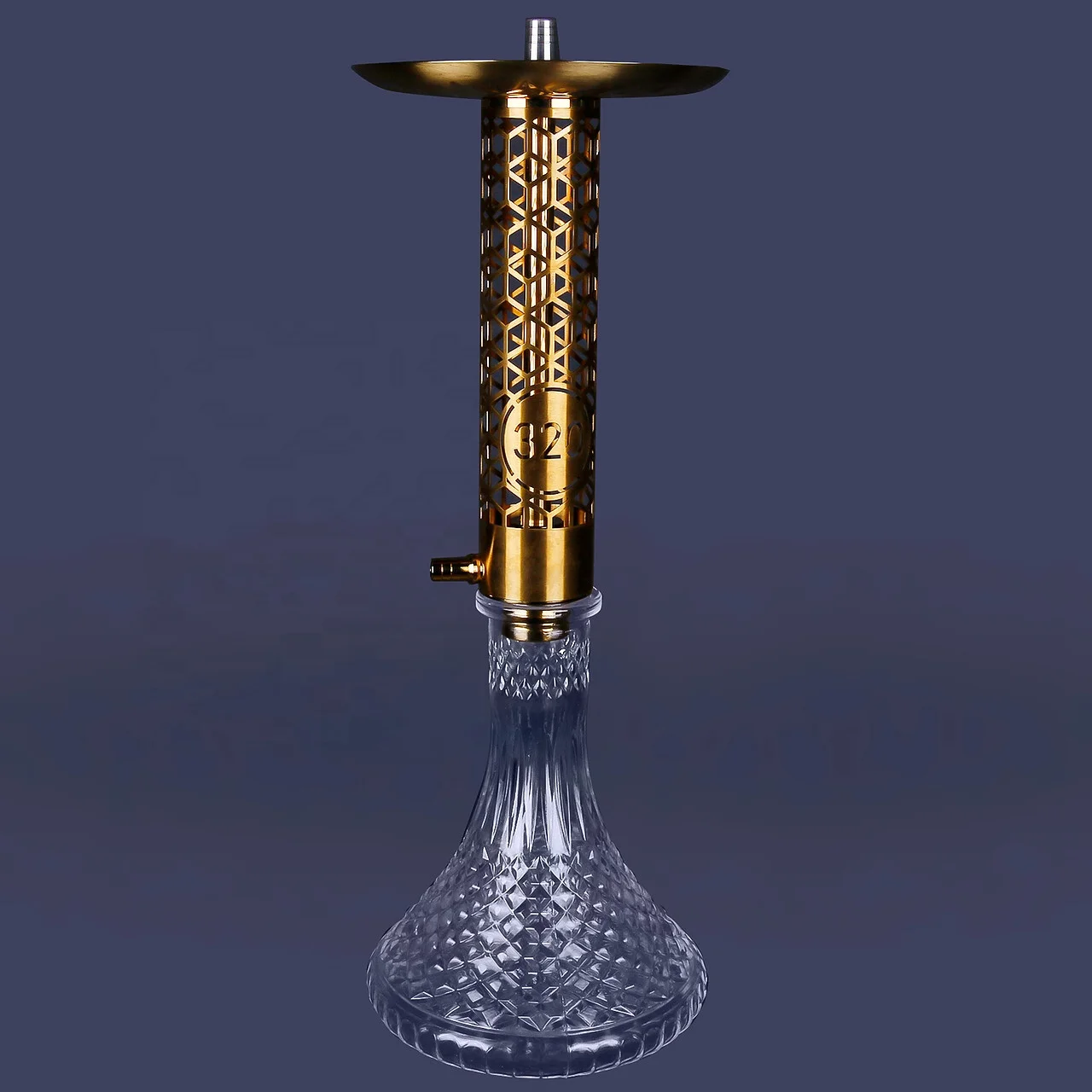 New Arabian Shisha Aluminium Alloy Hookah Wholesale Glass Custom Designer Sheesha Set
