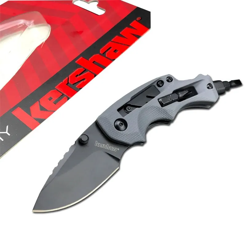 Kershaw 8720 Outdoor camping survival multipurpose bike folding knife with screw bottle opener