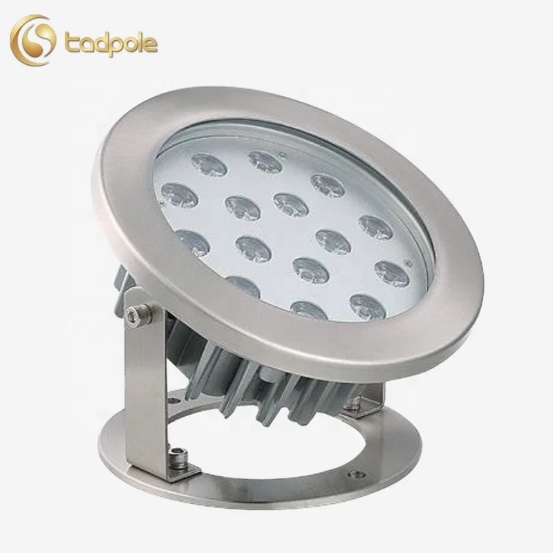 18w Led Underwater Pool Spot light waterproof IP68 Fountain Pond Submersible pool lights Garden hotel club Party  LED lights