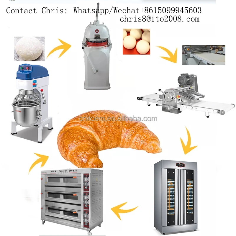 Industrial Stainless Steel 3 Deck Gas Bread Baking Oven for Heavy Duty Bread Making