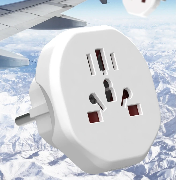 Cross-border multi-country plug converter socket British, American, German and Australian travel adapter plug