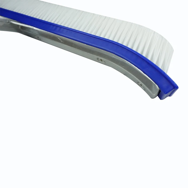factory price water cleaning pool dispenser swimming pool cleaner accessories 18 inch swimming pool brush with aluminium back