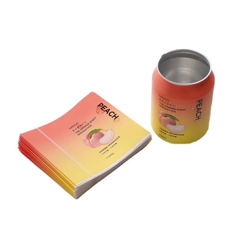 Custom logo Digital Printing Custom PET PVC Heat Shrink Sleeve Label for Craft Beer Cans