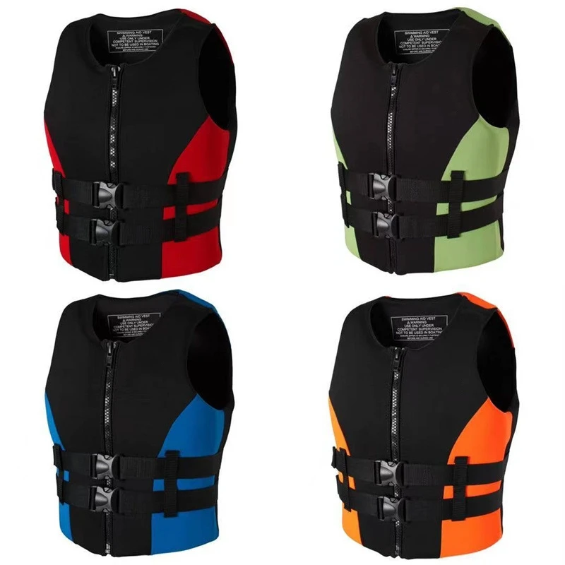 Custom Jet Ski Life Jacket Adult EPE Foam Life Jackets Marine Neoprene Life Vest
