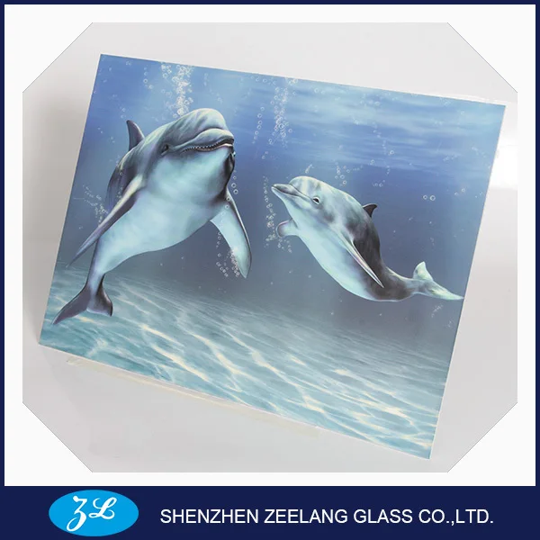 Custom 0.5mm Tempered Glass Screen Printing Color For Display