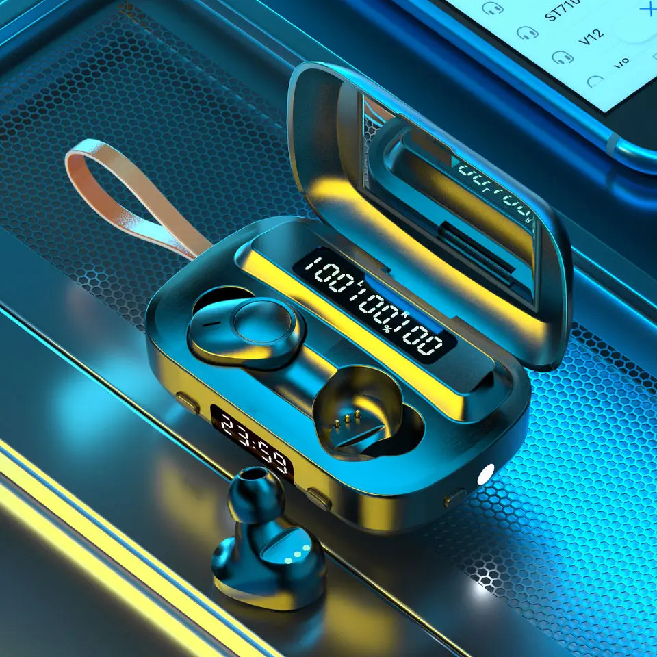 Free Sample M13 Tws Earbuds Truely New Product Tws Earbuds Portable Earphone Stereo Earbuds