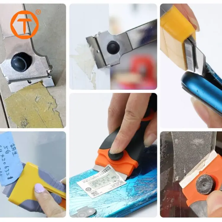 Safety carton cutter box opener toughbuilt scraper utility knife single edge razor blade