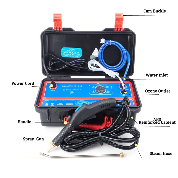 All-in-one Handheld 3500W High Pressure Toilet Car Washing  Kitchen Cleaning Machine Steam Cleaner