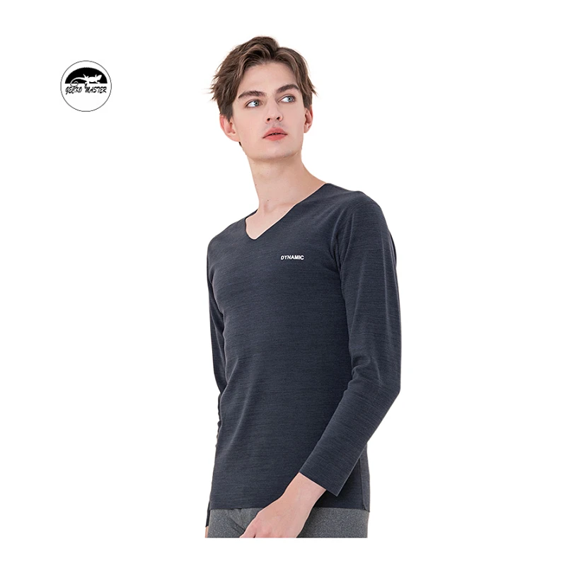 2021 Дешевое бесшовное Мужское нижнее белье GECKO MASTER с длинным рукавом, одежда, термофлисовый бархатный верхний базовый слой