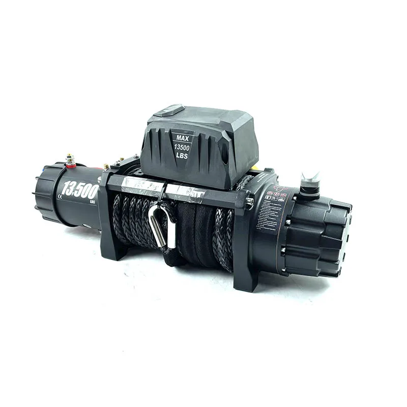 DAO Fast Speed 13500lbs Auto Cale Pulling Winch with Winch 12000lbs Manual