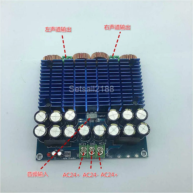 XH-M252 Super Power TDA8954 TDA8954TH Digital Power Audio Amplifier Board 420W*2 Class D